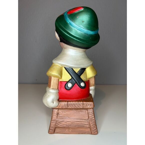 Vintage Pinocchio Ceramic Figurine Disney Collectible Decorative Statue 9'' - Picture 3 of 5